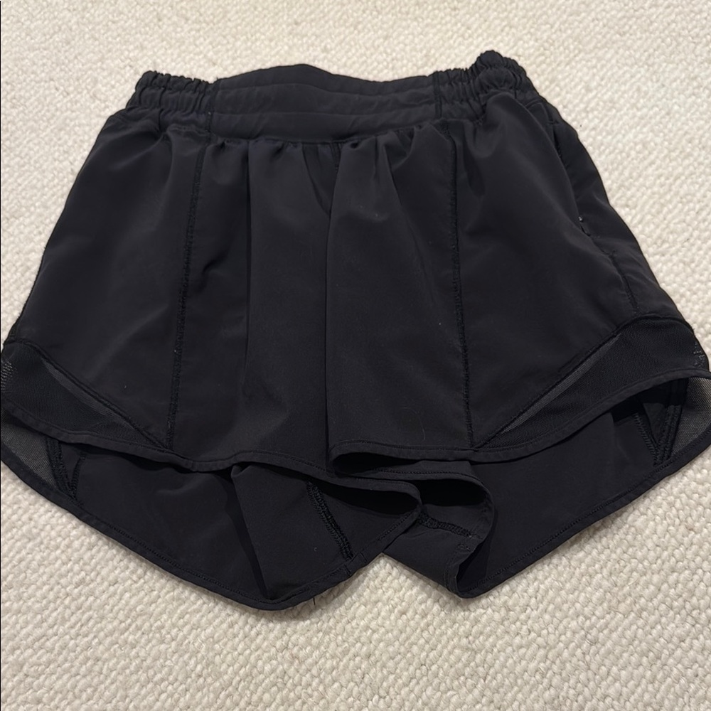 Lululemon Athletica Black Athletic Shorts Lightweight Performance